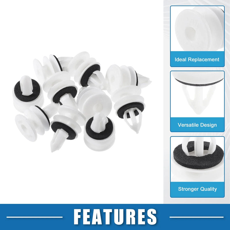 Chevrolet Plastic White 10 x Door Panel Clips