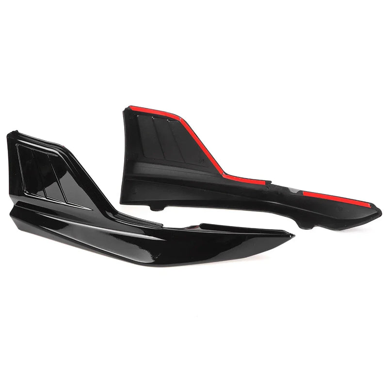 Toyota Corolla (2020-2023) 2 x Gloss Black Rear Bumper Splitter Lip Protector