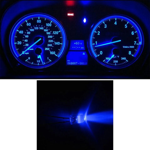 Chevrolet Silverado GMC 50x Blue LED Dash Light Bulbs (2007-2013)