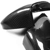 VW Golf 8 MK8 VIII (2020 - ) Carbon Fiber Black Mirror Cover Cap
