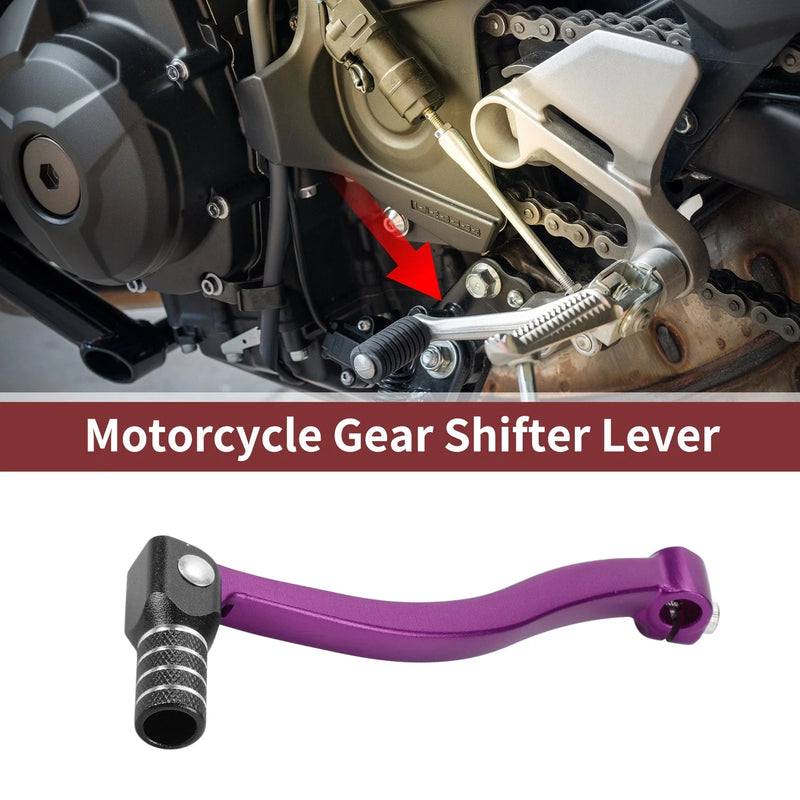 Kayo T6 Purple Black Head Folding Gear Shifter Lever