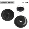 Car Buckle Stopper Seat Belt Button Pack 20 Pairs