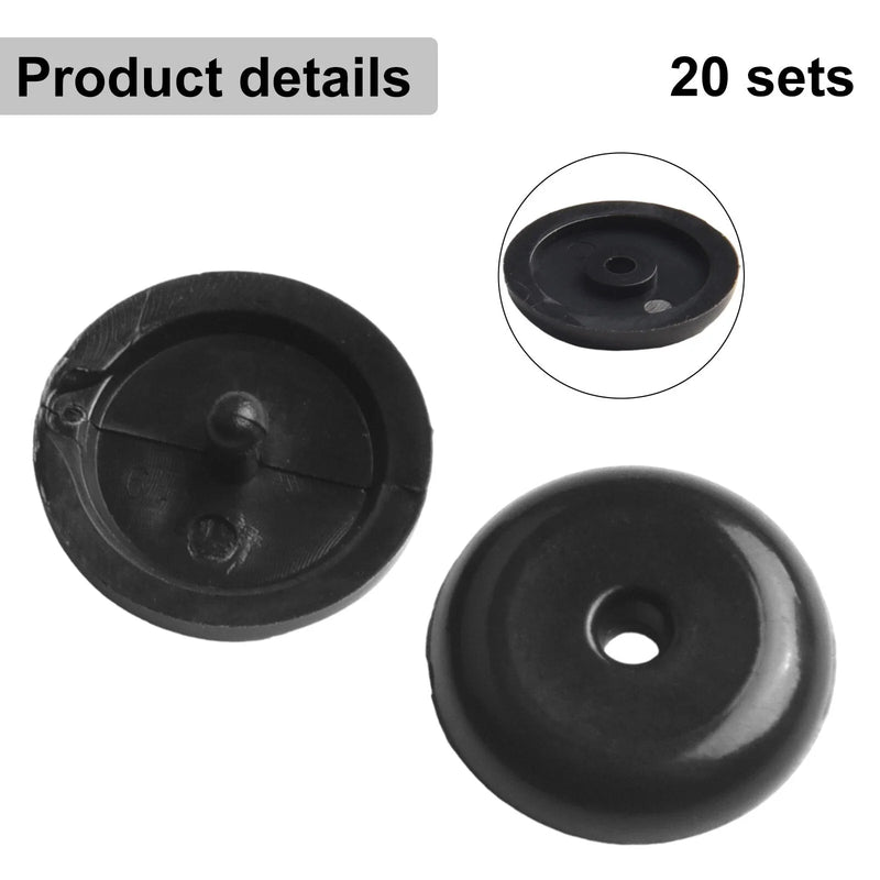 Car Buckle Stopper Seat Belt Button Pack 20 Pairs