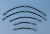 Mitsubishi Pajero NH-NL Braided Brake Hose Set (11/96-6/00)