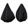 3 Series E36 Set Gear Shift Knob and Handbrake Gaiter Black PU Leather