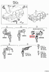 LandCruiser 100 Series UZJ HDJ Tailgate Lock Barrel Trim