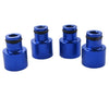 Honda Civic, Acura B16 4 x Blue Engine Fuel Injector Adapters (1996-2000)
