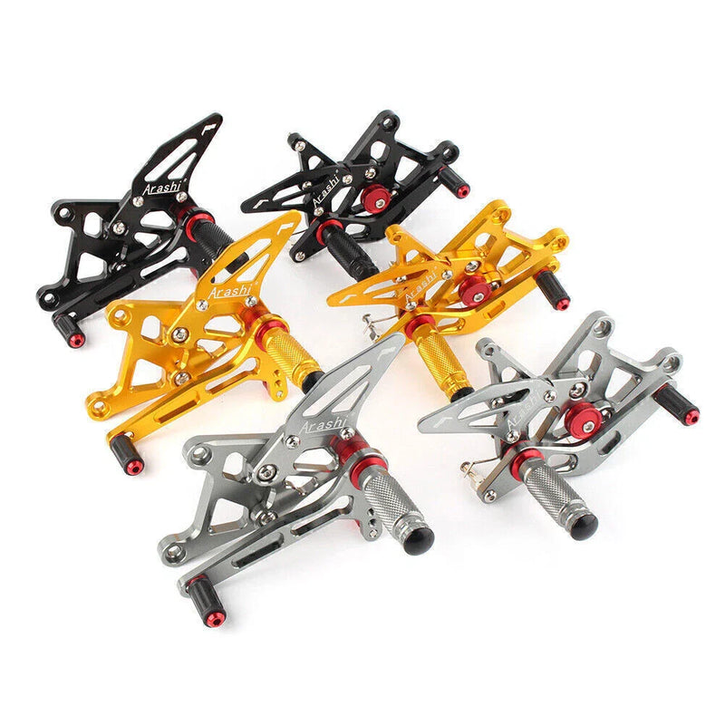 Honda CBR250RR CBR300R Adjustable Rearset Foot Pegs (2017-2018)