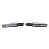 Aprilia APR 150 GPR 125 150 250 RS125 Tuono 125 Gray Front Footrest Pegs