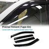 Jeep Compass 2007 Side Window Vent Visors Black 1 Set Window Deflectors