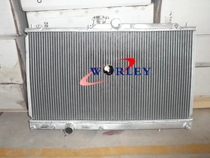 Mitsubishi Lancer EVO 7 8 52mm Aluminum Radiator + 2 Fans (2001-2007)