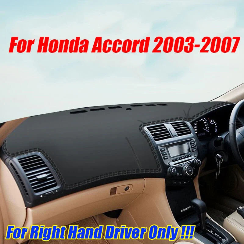 Honda Accord RHD Leather Dashboard Cover Dash Protector Pad Mat (2003–2007)