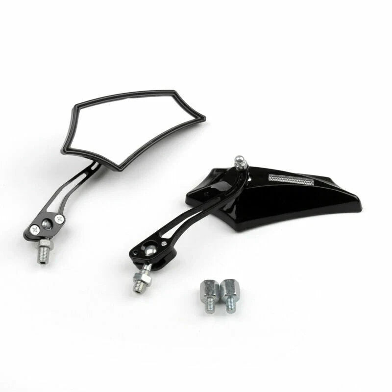 Motorcycle Chopper Cruiser 8mm/10mm Rear View Mirrors