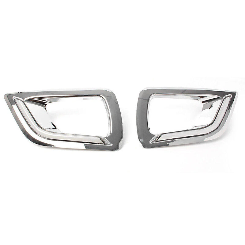 Nissan Navara 1 Pair DRL LED Daytime Running Light Fog Lamp Bezel (15-16)