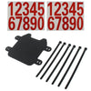 Surron Light Bee Front Number Plate Set with Stickers (2018-2023)
