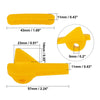 Motorcycle Demount Head / 2.24x0.79x0.98in / Plastic Insert Repair