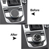 Audi A3 S3 RS3 Center Console Multi-Media Control Knob Cover Trim (2013-2020)