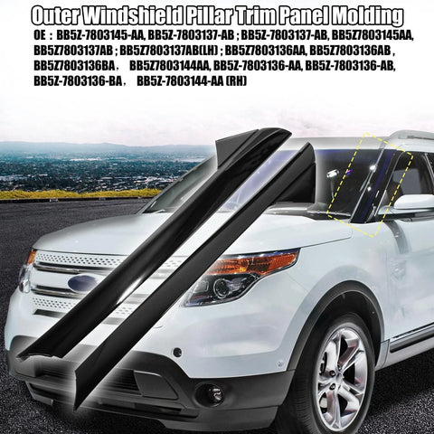 Ford Explorer Windshield Outer Pillar Trim Molding (2011-2019)