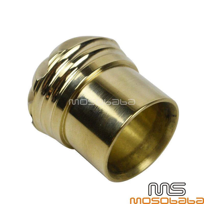 Custom Chopper Bobber 1.75" Brass Exhaust Tip (Universal)