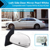 2008-2012 Toyota RAV4 Left Side Pearl White Mirror (2008-2012)