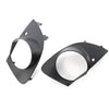 BMW E65 E66 750i 760Li Black Fog Light Lamp Covers (2006-2008)