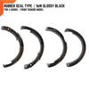 Ford Ranger T6 16W Glossy Black Fender Flares (2018-2021)