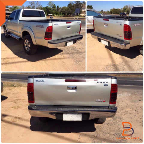 Toyota Hilux Ute MK6 MK7 Vigo SR5 Chrome Rear Step Bumper Bar (05-14)