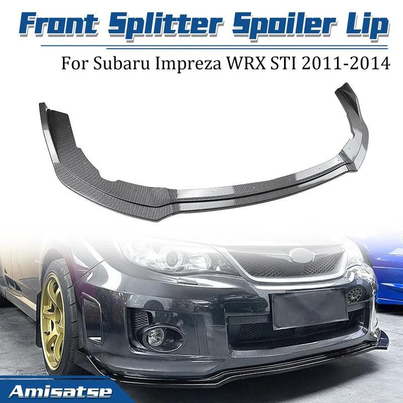 Subaru Impreza WRX STI Front Spoiler Lip Splitter Body Kit (2011-2014)