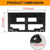 Ford Ranger Black Front License Plate Bracket Holder (2019-2022)