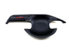 Isuzu D-Max 4 x Door Handle Bowl Black Matt (2016-2018)