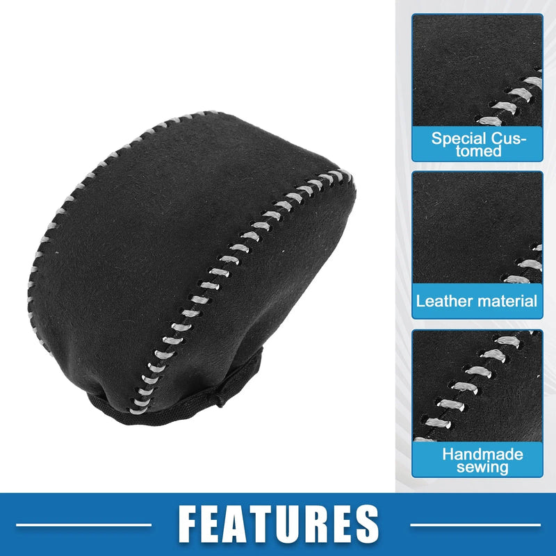 Toyota RAV4 (2019-2022) Black Gray Stitches Auto Gear Shifting Knob Cover
