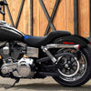 Harley Dyna Low Rider Black & Blue Driver & Passenger Seat (2006-2017)