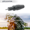 Motorcycle 1.11in Aluminum Motorcycle Slider Frame 1 x Titanium Tone