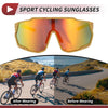 1 x Motorcycle Riding Goggles Red Yellow with Red Dots Tri-Acetyl Cellulos PC