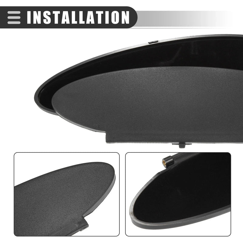 Porsche 911 Set Sun Visor Mirror Cover Driver & Passenger Side Visor Lid