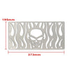 Honda GL1500 (All Years) Stainless Skull Radiator Grill Guard Cover