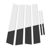 Toyota Corolla 6 x Chrome Pillar Post Door Trim Covers (2009-2013)