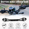 Motorcycle Black Cross Bar / 1 Set / Adjustable Handlebars
