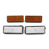 Universal Rectangle Reflector Turn Signal Tail Brake Lights