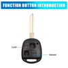 Toyota Corolla Camry RAV4 2 Button Key Fob Shell Case (2003-2023)