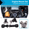 Honda Civic FD 1.8L (2006-2012) Left+Right+Upper+Rear Engine Mount Set