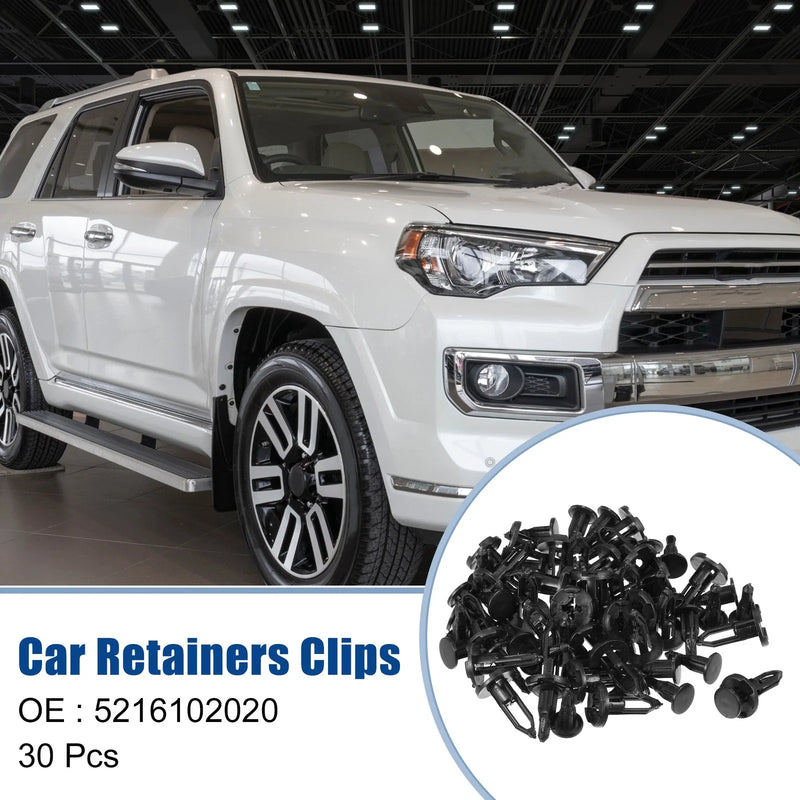 Toyota Corolla 30 Pcs Front Bumper Retainers Clips (2019-2022)