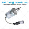 Engine 3024C, 3011C, 3013, 3013C, 3024 Fuel Cut-off Solenoid 12V