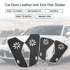 Porsche Panamera (2010 - 2014) Black Door Kick Pad Sticker Leather