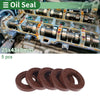 Make Model Oil Seal 25x43x8mm Brown 5 pcs
