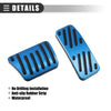 Jeep Cherokee (2014-2021) Black Blue Brake Accelerator Pedal Covers
