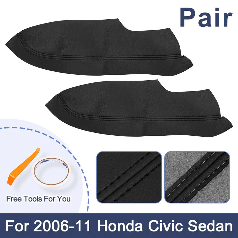 Honda Civic Sedan (2006-2011) - 1 Pair Car Front Door Armrest Covers