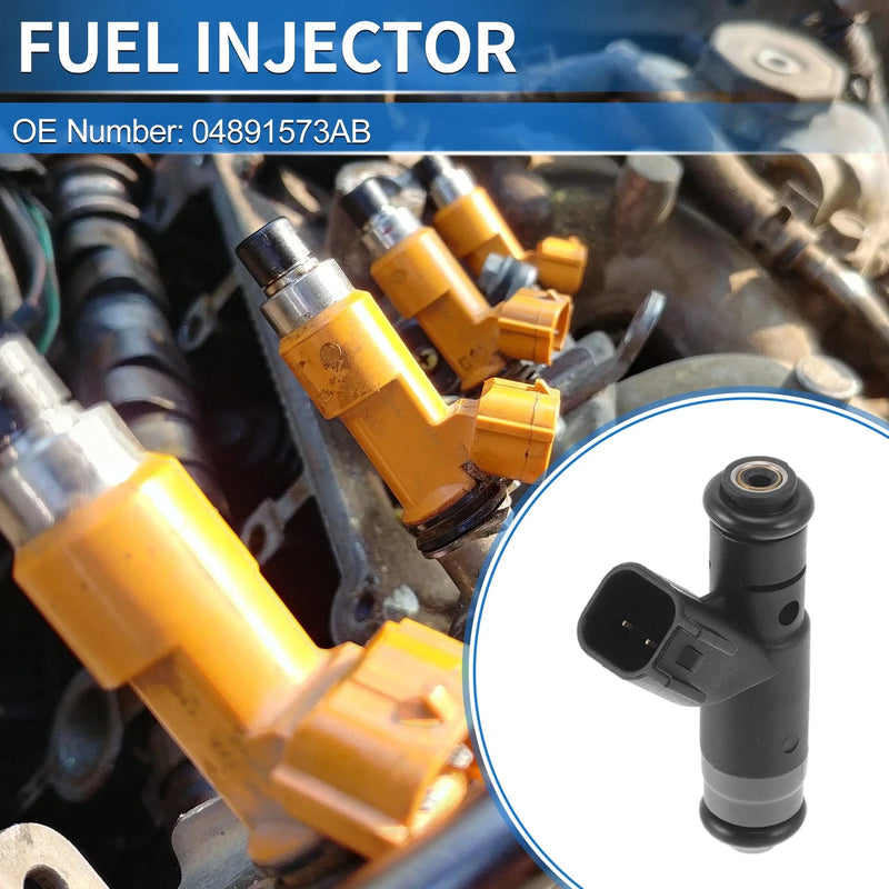 Dodge Neon L4 2.0L SOHC (2004-2005) - 1 x No.04891573AB Fuel Injector