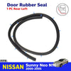 Door Rubber Weatherstrip Rear LH Fits Nissan Sunny Sentra Neo N16 4D SED 2000-05