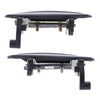 Kia Rio 4pc Front Rear Left & Right Outer Door Handle Black (2002–2005)